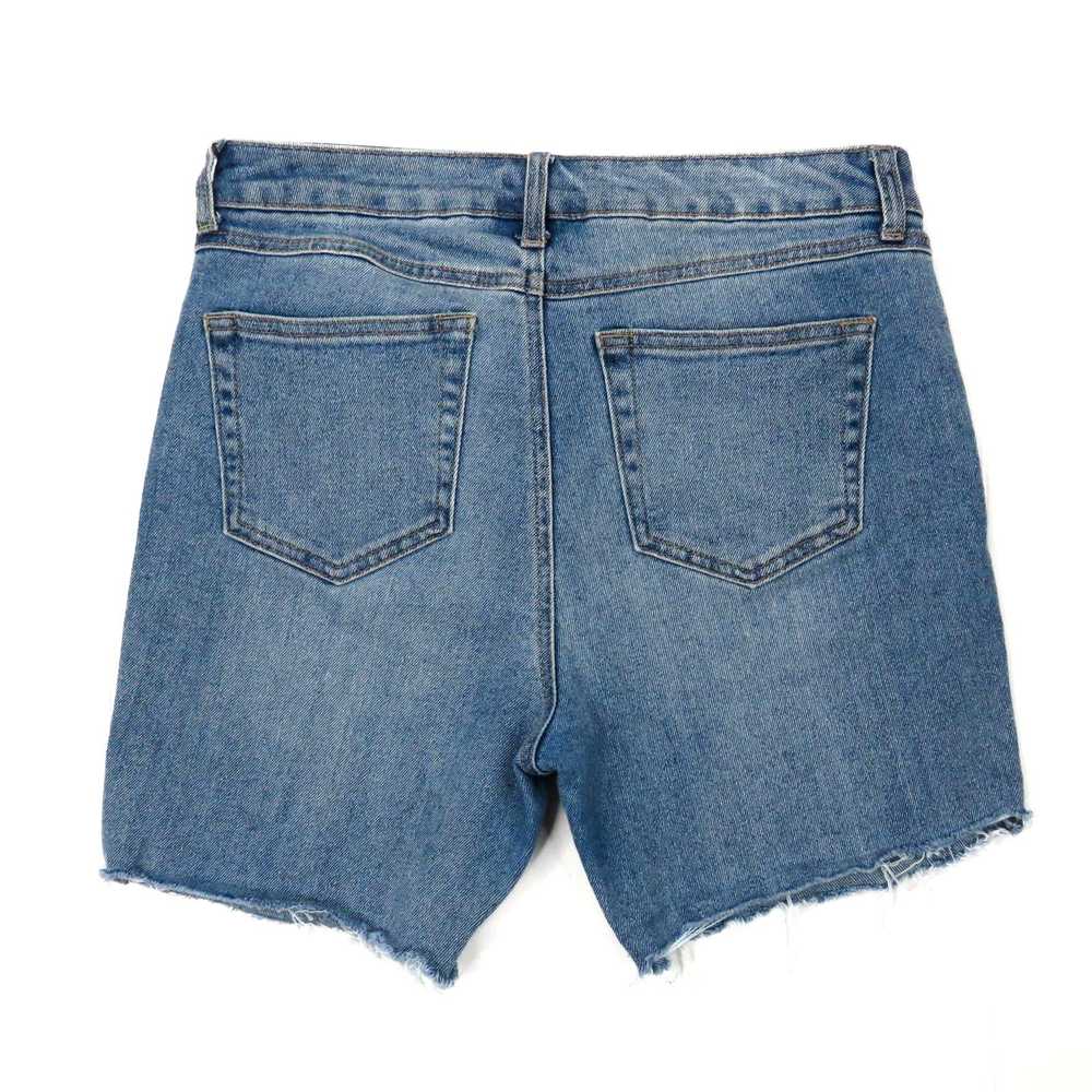 Vintage Rewash 90s High Rise Jean Shorts Cut Off … - image 3