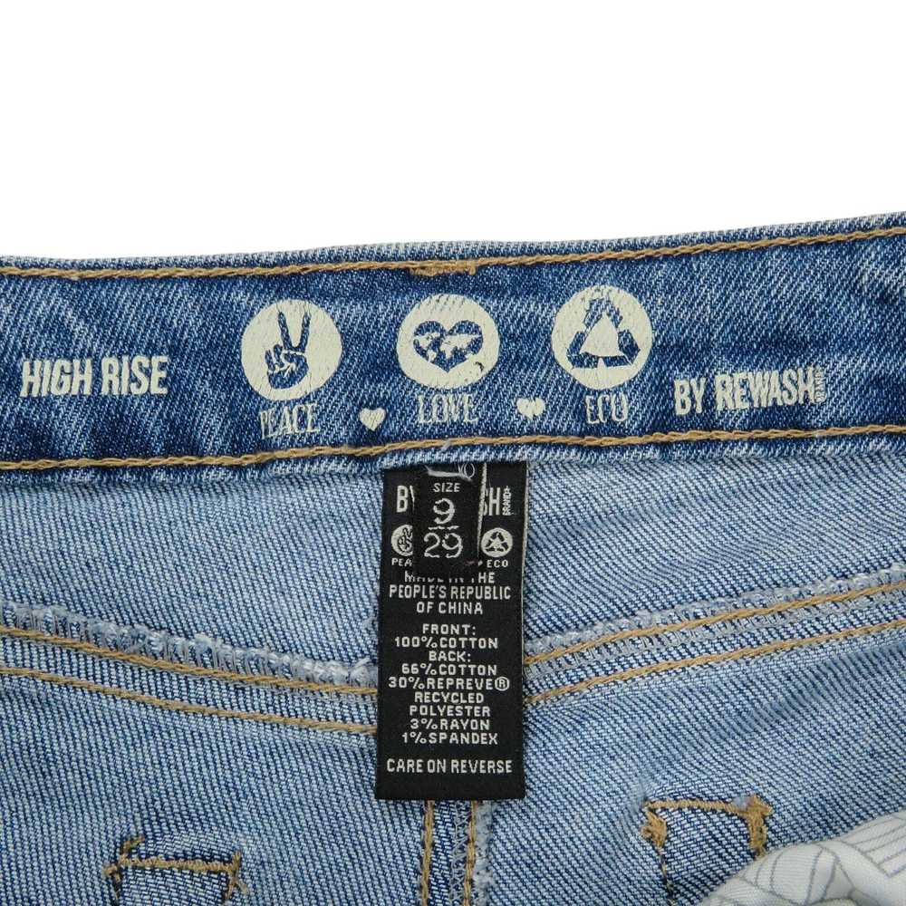 Vintage Rewash 90s High Rise Jean Shorts Cut Off … - image 4