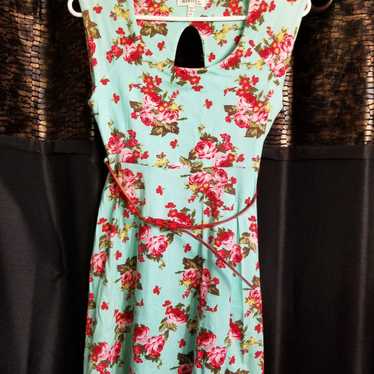 Vintage Floral Dress Knee Lenght - image 1