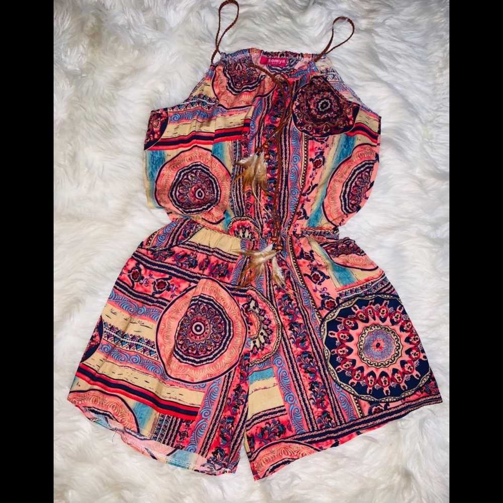 NWOT Beautiful Bohemian Cami Romper - image 6