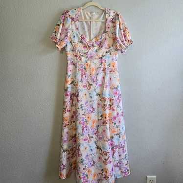 Garden Floral Maxi Dress - image 1