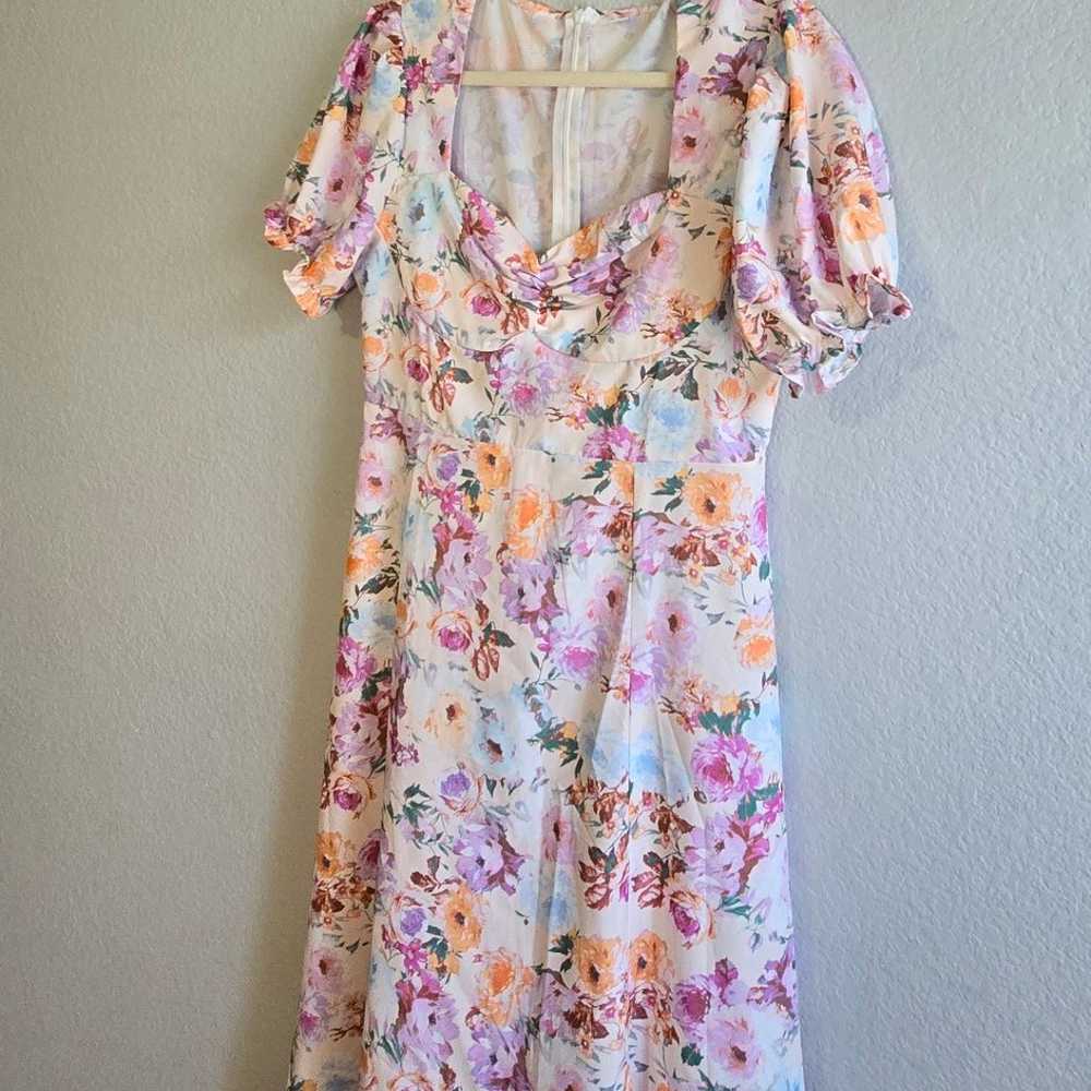 Garden Floral Maxi Dress - image 2