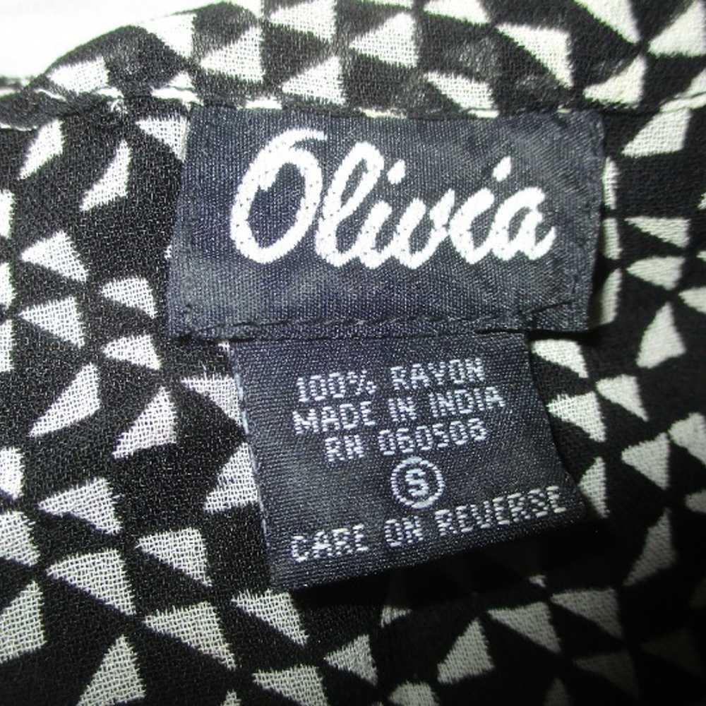 Olivia vintage boho crinkle fabric layered maxi d… - image 10