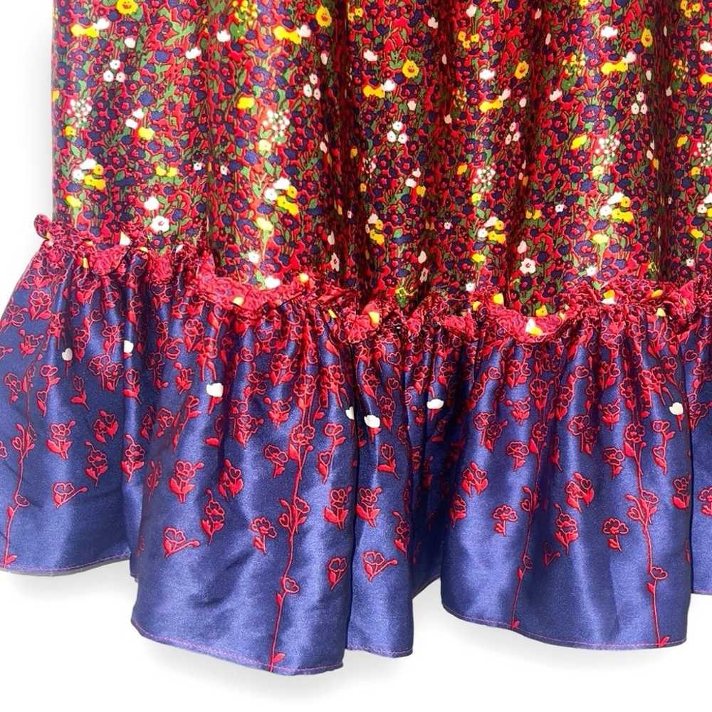 STUNNING Vintage Betsey Johnson Silk Floral Babyd… - image 3