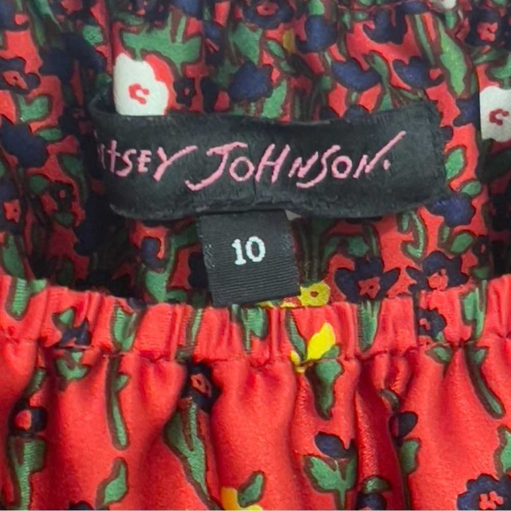 STUNNING Vintage Betsey Johnson Silk Floral Babyd… - image 7