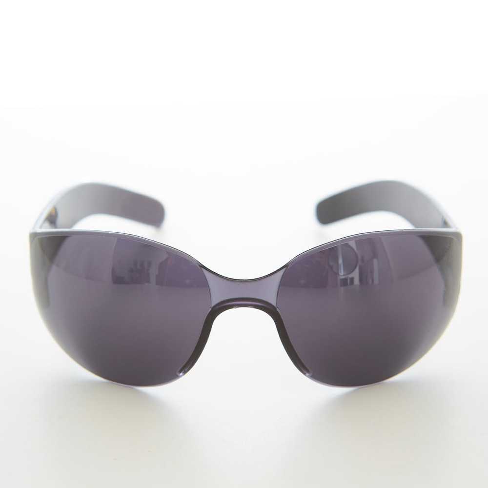 Futuristic Goggle Wrap Around Sunglasses - Blast - image 1