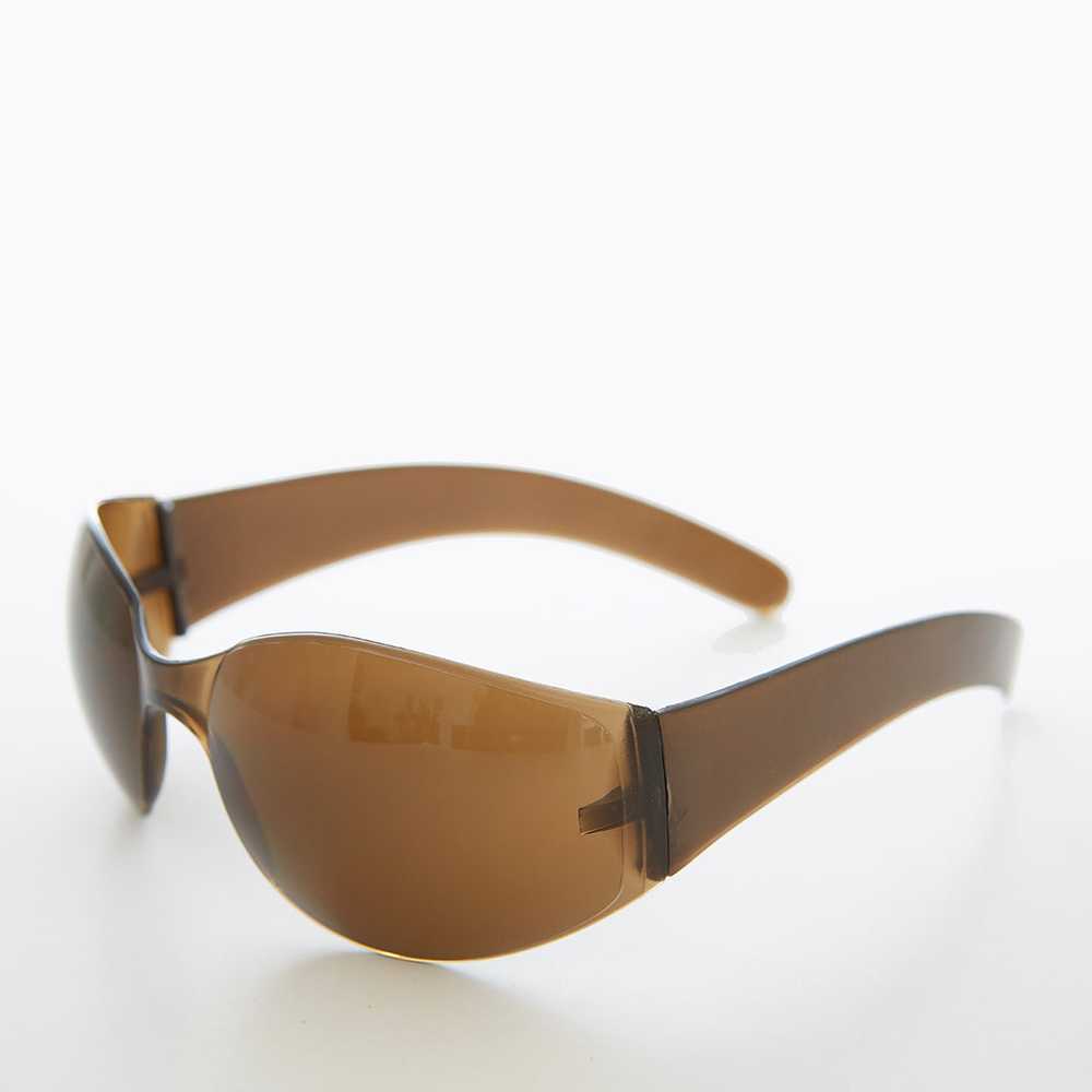 Futuristic Goggle Wrap Around Sunglasses - Blast - image 6