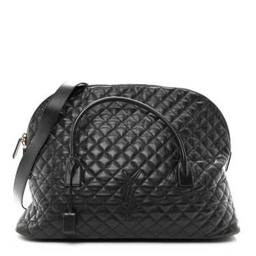 SAINT LAURENT Calfskin Quilted ES Giant Travel Ba… - image 1