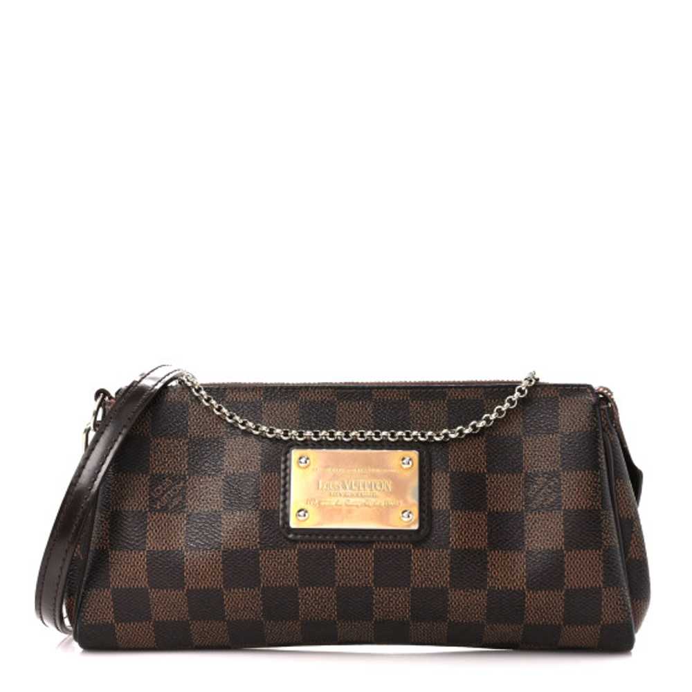 LOUIS VUITTON Damier Ebene Eva Clutch - image 1