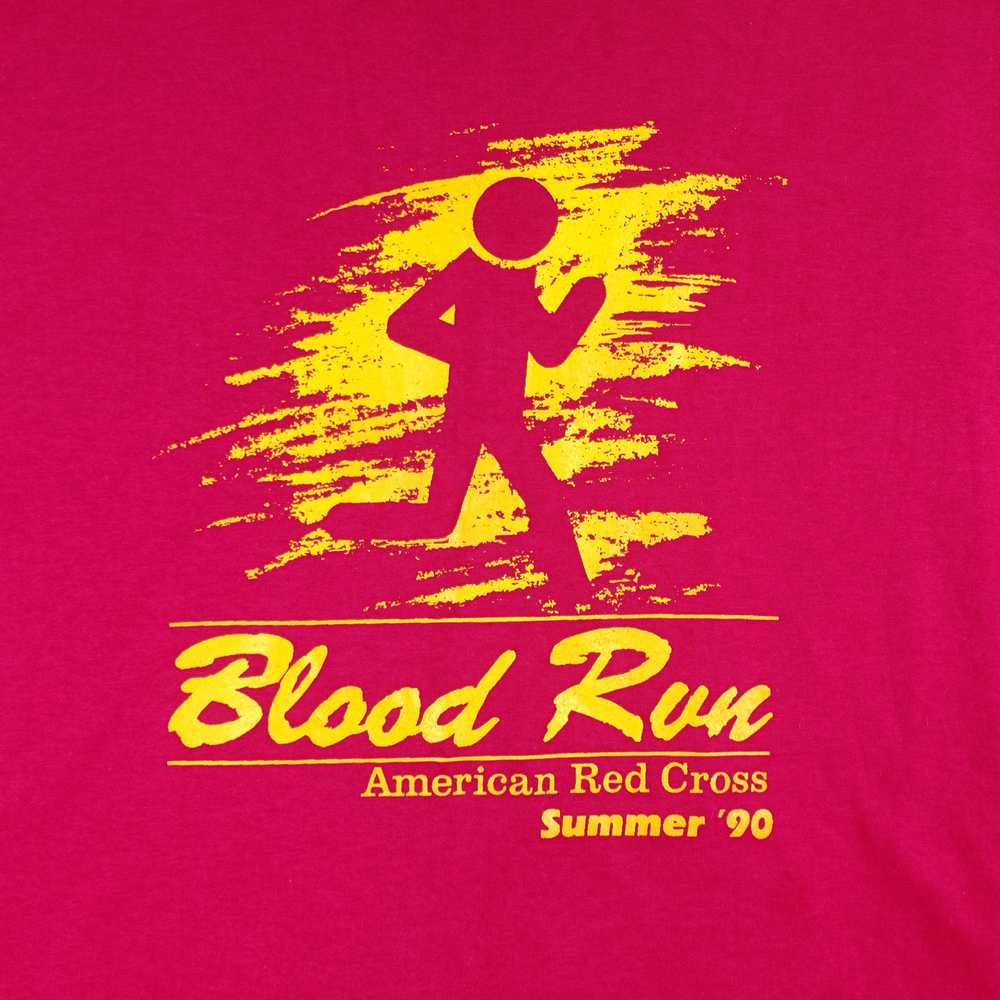 Vintage (Hanes) - American Red Cross Blood Run Wi… - image 3