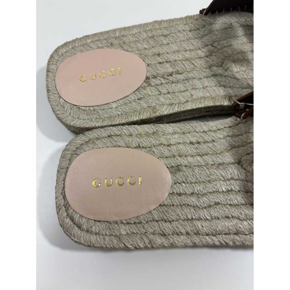 Gucci Leather espadrilles - image 5