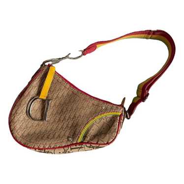 Dior Saddle Vintage Zip cloth handbag - image 1