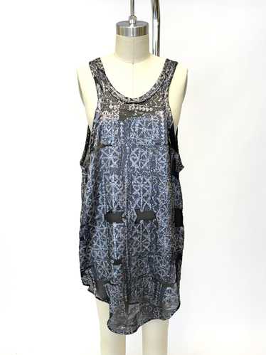 Isabel Marant Metallic Chiffon Tunic