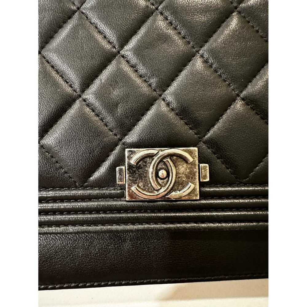 Chanel Wallet On Chain Boy leather crossbody bag - image 9