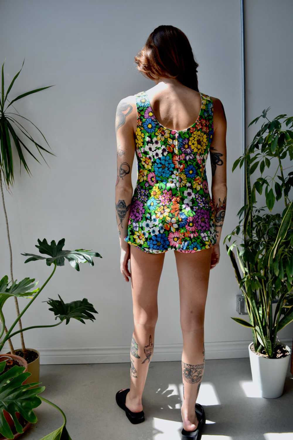 Vintage Floral Playsuit - image 3