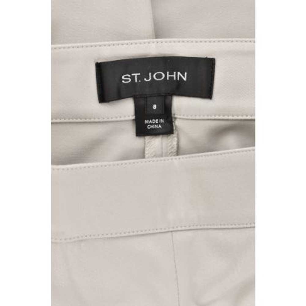 St. John Knits Limestone Stretch Wool Diana Pant - image 4