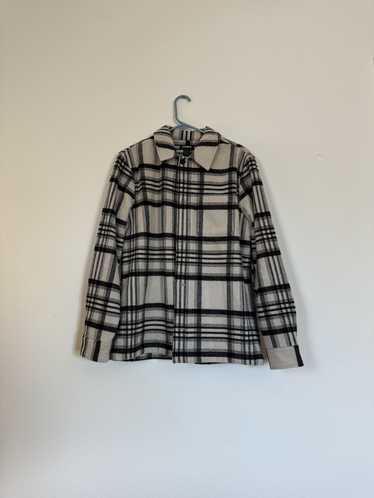 Express Express Plaid Button Up Jacket