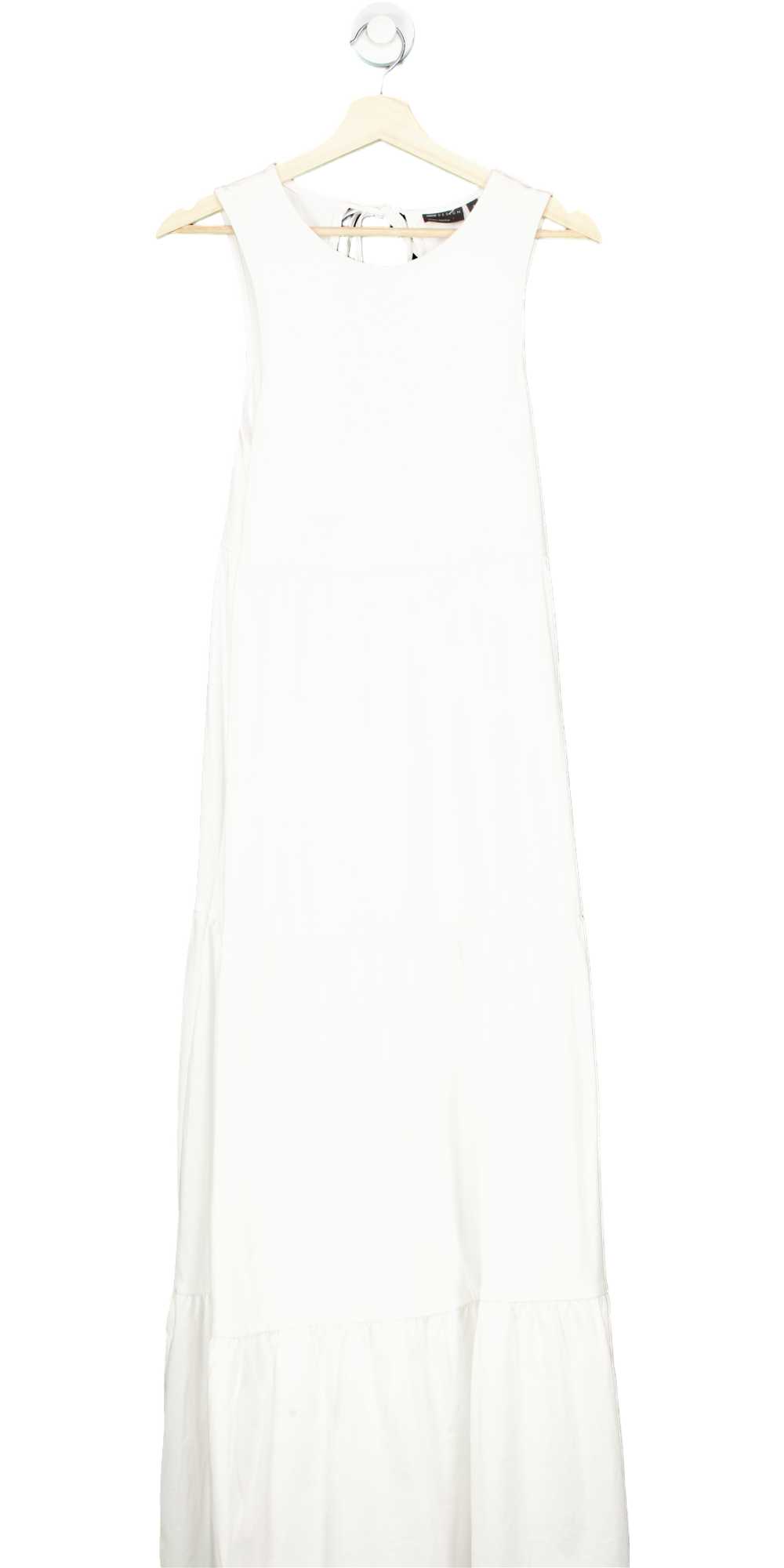 ASOS DESIGN White Sleeveless Maxi Dress UK 8 - image 1