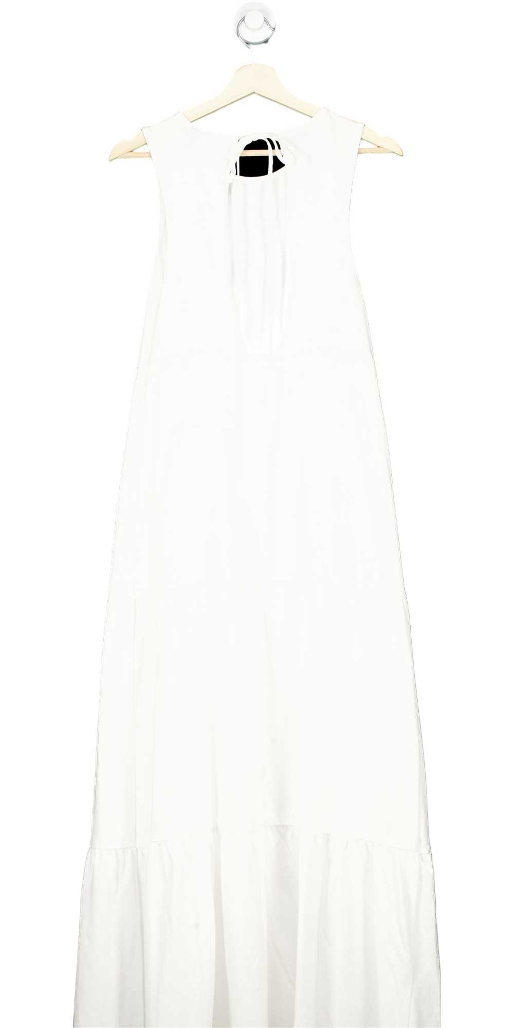 ASOS DESIGN White Sleeveless Maxi Dress UK 8 - image 2