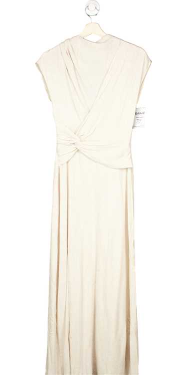 ASOS Cream Back Cut-out Midi Dress UK 8 - image 1