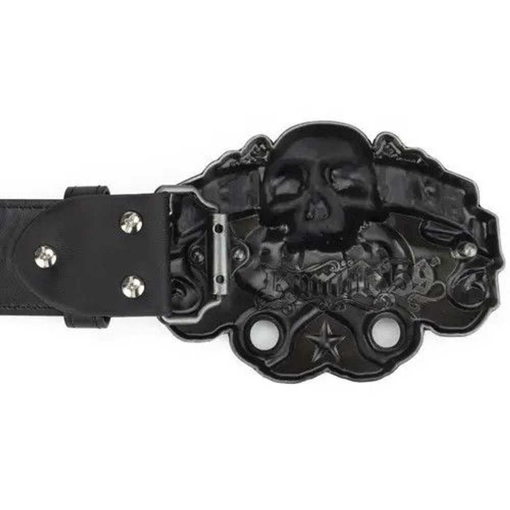 Japanese Brand × Streetwear Skull Buckle Belt - image 3