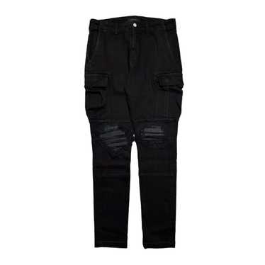 Amiri Amiri MX1 Leather Patch Classic Cargo Jeans… - image 1