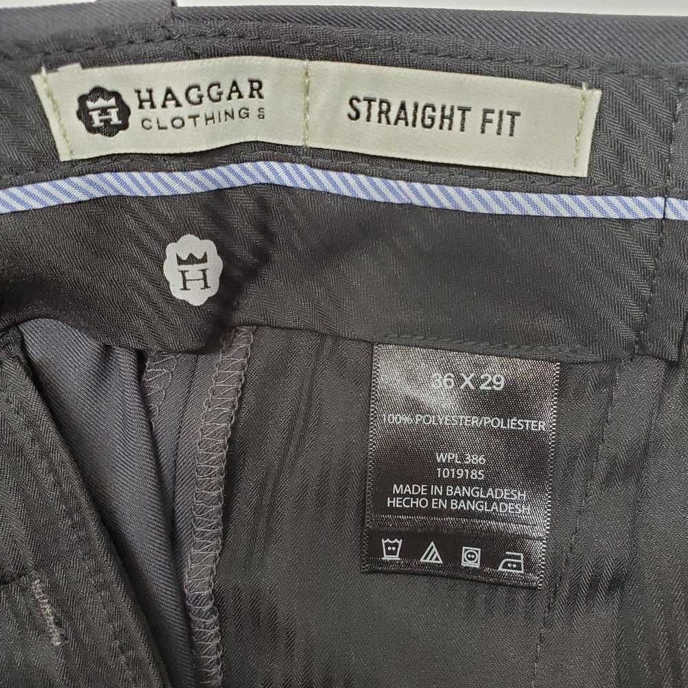 Haggar Clothing Men's Charcoal Straight Fit Dress… - image 3