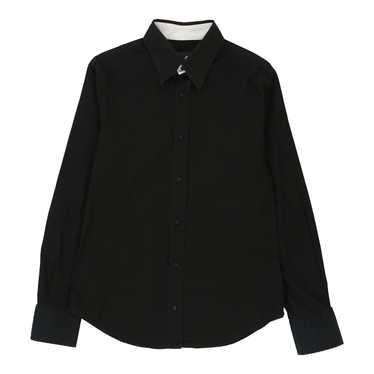 Just Cavalli Slim Shirt - Large Black Cotton - image 1