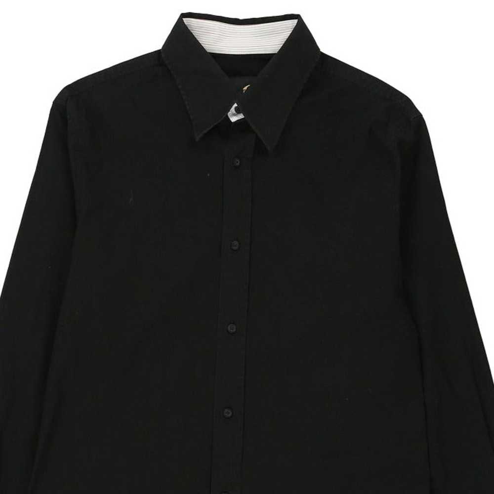 Just Cavalli Slim Shirt - Large Black Cotton - image 3