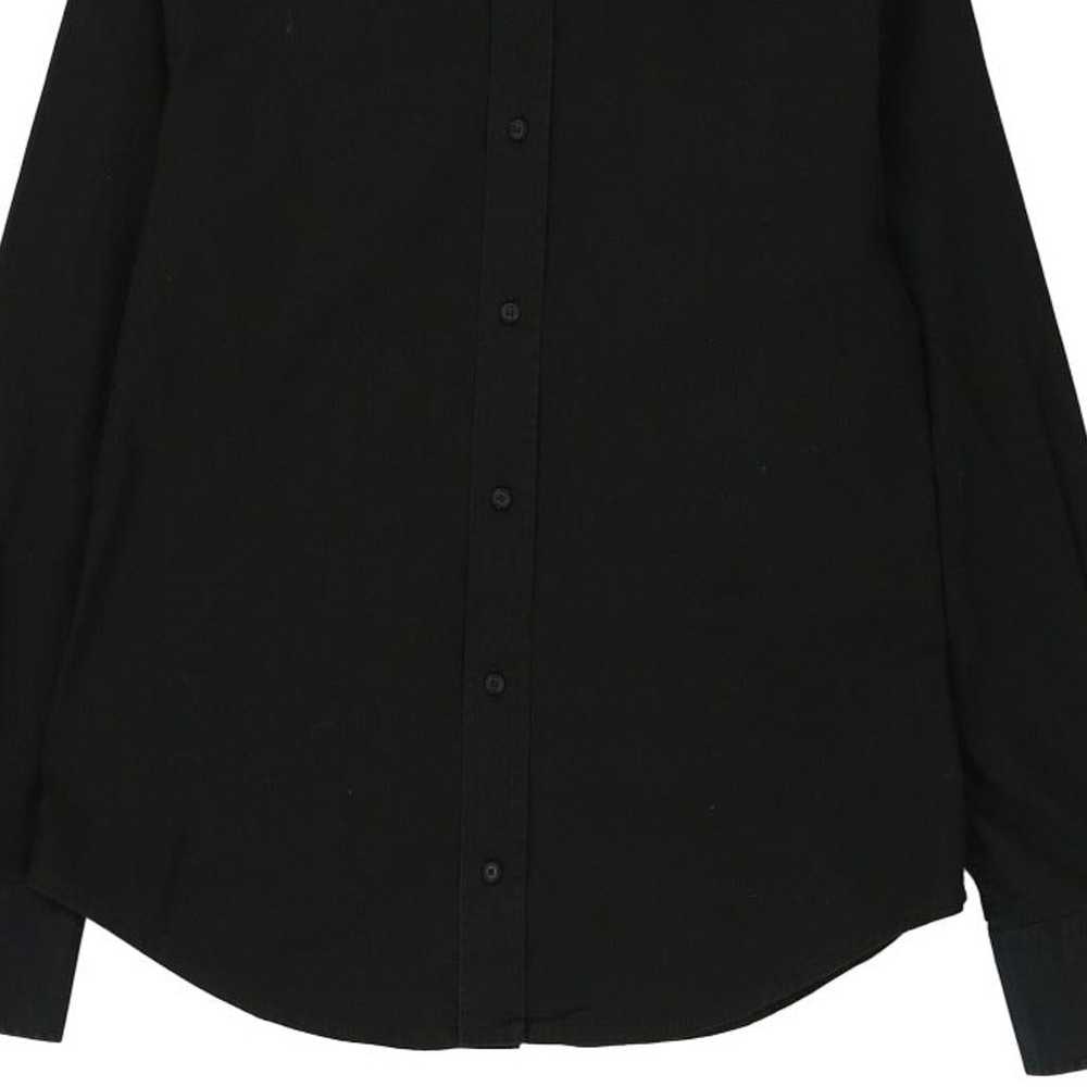 Just Cavalli Slim Shirt - Large Black Cotton - image 4