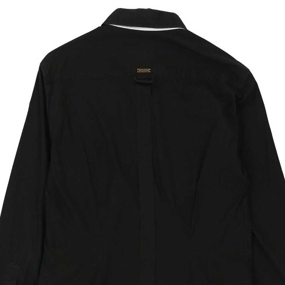 Just Cavalli Slim Shirt - Large Black Cotton - image 5