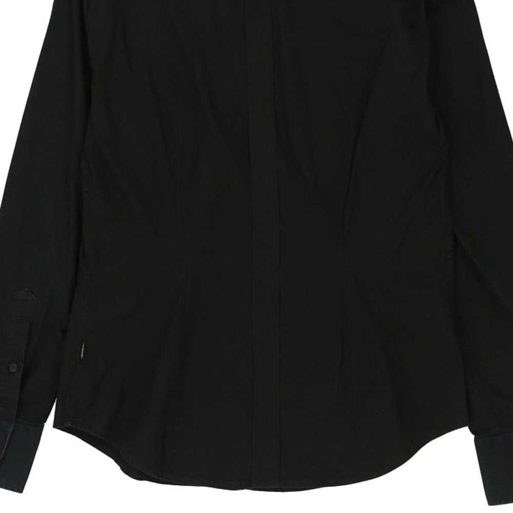 Just Cavalli Slim Shirt - Large Black Cotton - image 6