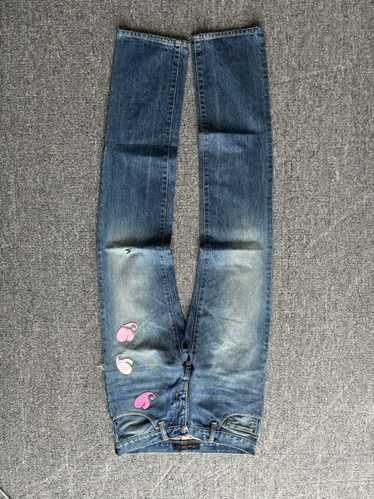 Undercover Undercover heart denim jeans