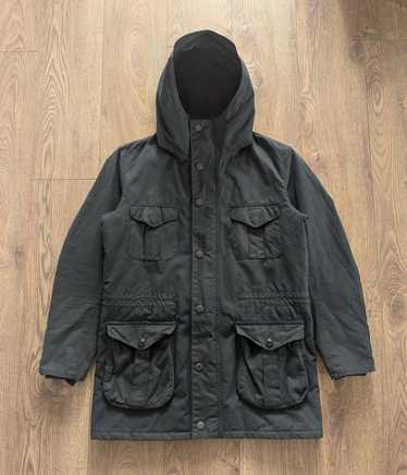 Barbour × Waxed Barbour Oakum Wax Jacket Navy Wax… - image 1