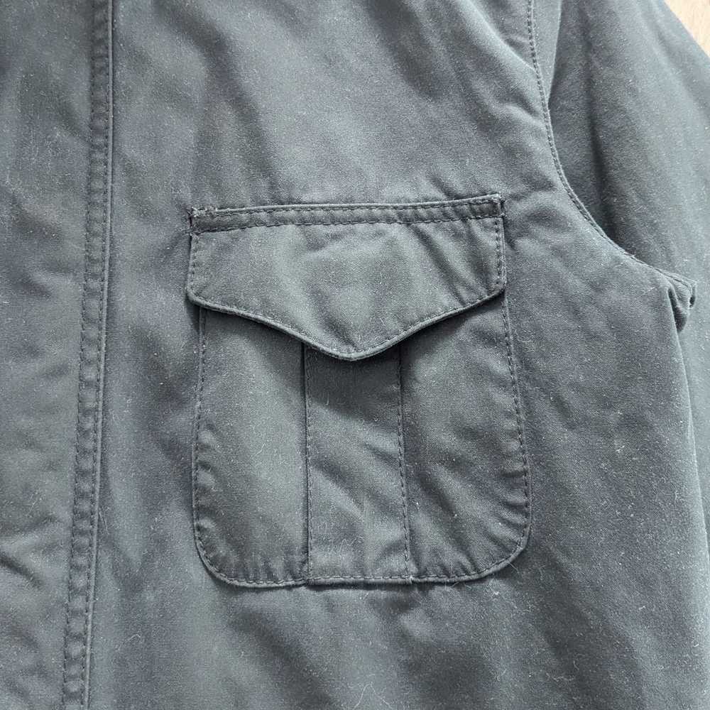 Barbour × Waxed Barbour Oakum Wax Jacket Navy Wax… - image 7