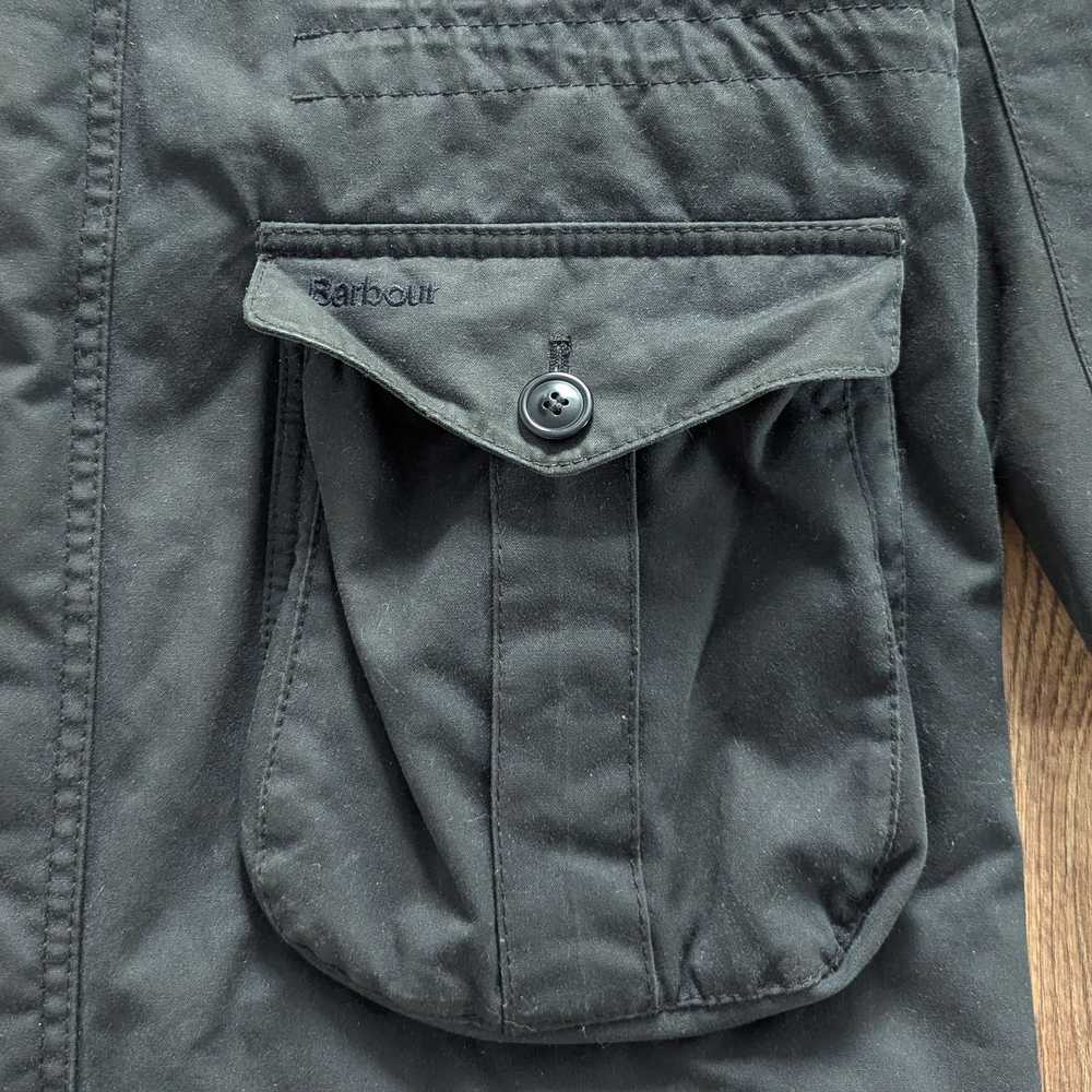 Barbour × Waxed Barbour Oakum Wax Jacket Navy Wax… - image 8