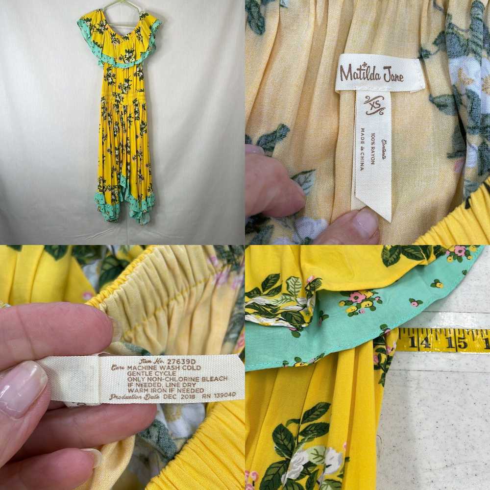 Vintage Matilda Jane Womens Yellow Floral Off The… - image 4