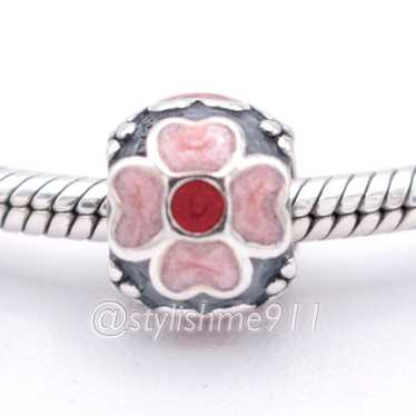 pandora Authentic PANDORA Red Daisy Charm - 79043… - image 1