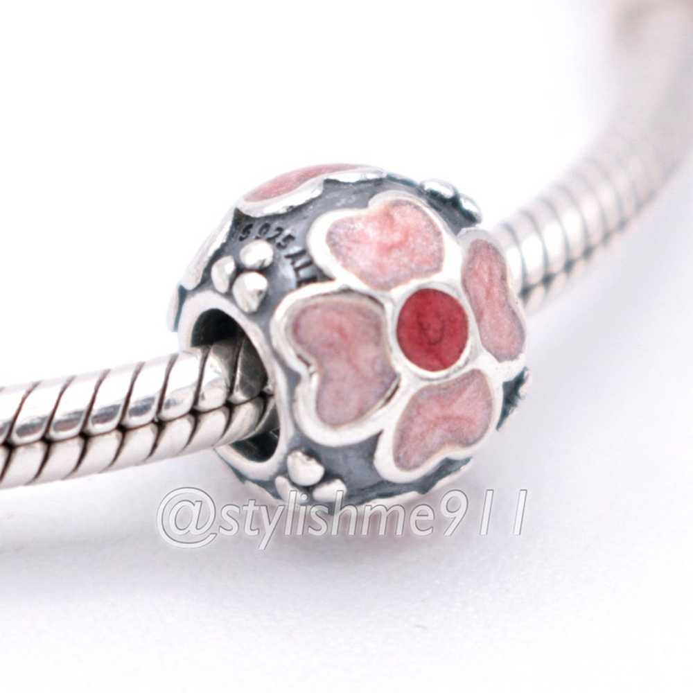 pandora Authentic PANDORA Red Daisy Charm - 79043… - image 2