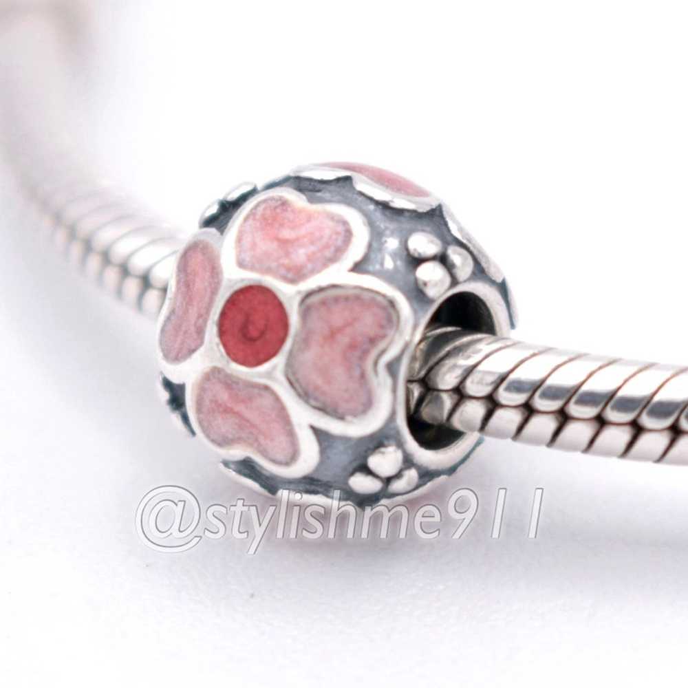 pandora Authentic PANDORA Red Daisy Charm - 79043… - image 3