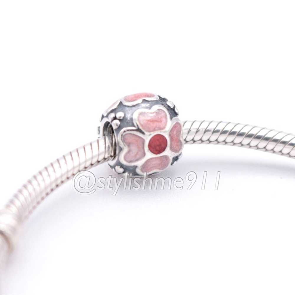 pandora Authentic PANDORA Red Daisy Charm - 79043… - image 4