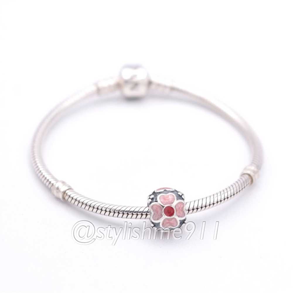 pandora Authentic PANDORA Red Daisy Charm - 79043… - image 5