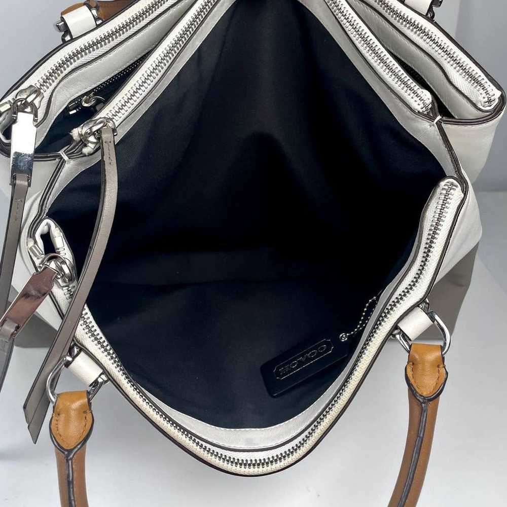 Coach Coach White/Gray Colorblock Borough Convert… - image 10