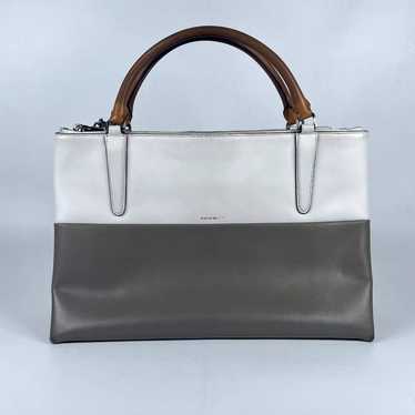 Coach Coach White/Gray Colorblock Borough Convert… - image 1