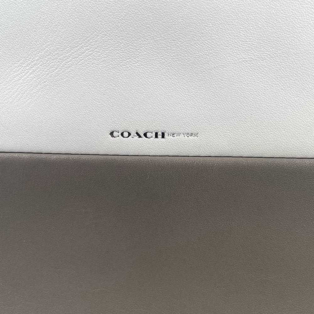 Coach Coach White/Gray Colorblock Borough Convert… - image 8