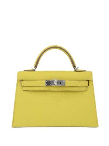 Hermès Pre-Owned Kelly 20 cm handbag - Yellow