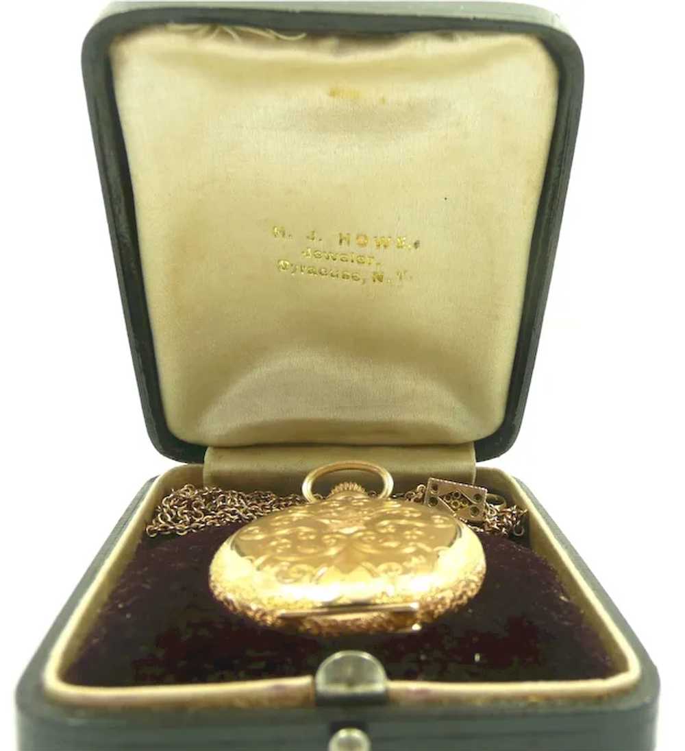 Model 1891 Boxed Waltham Ladies #0s Pocket Watch … - image 5