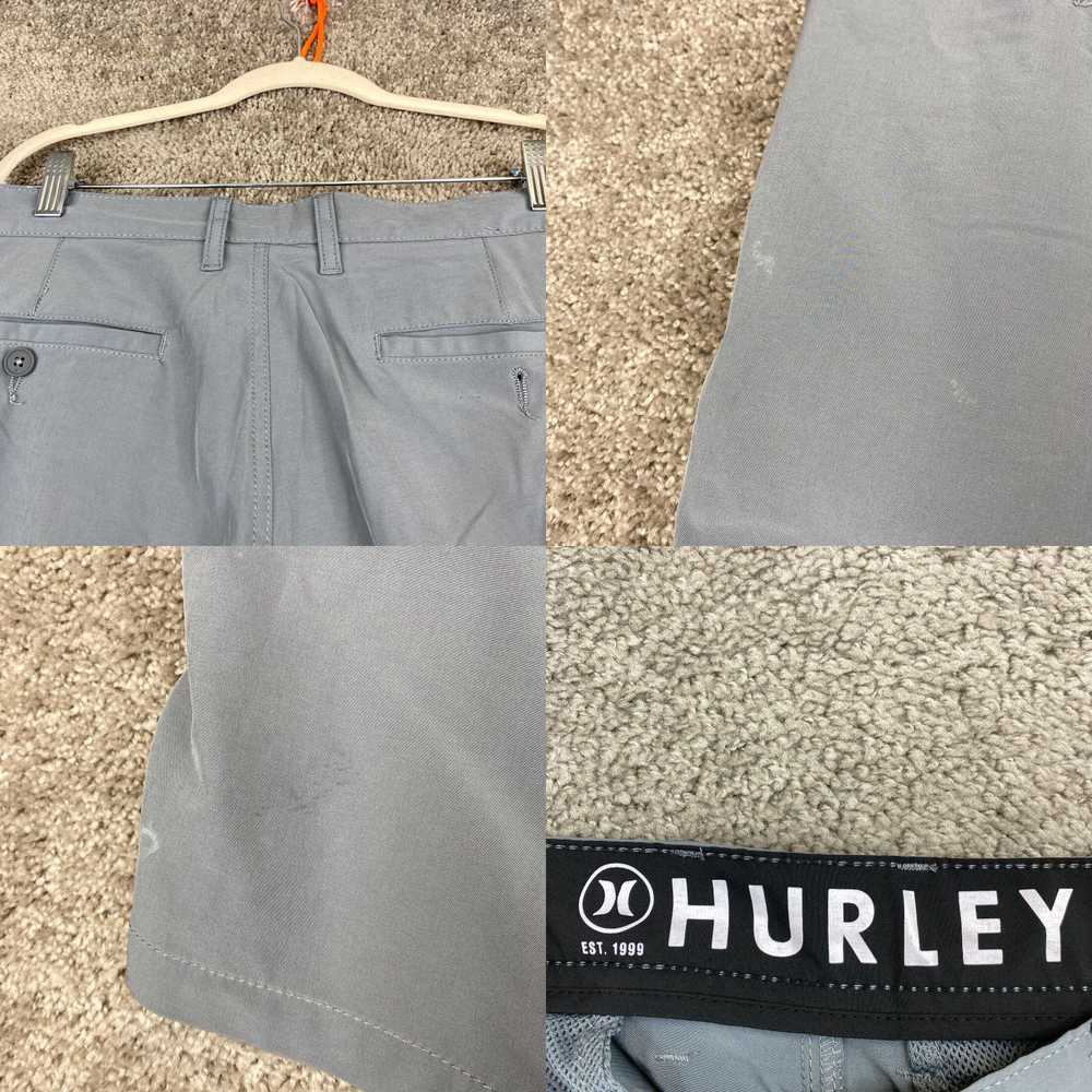 Hurley NWT Hurley Chino Shorts Men's 36 Gray Flat… - image 4