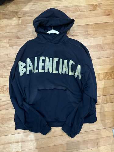 Balenciaga Balenciaga Tape Type Hoodie Large