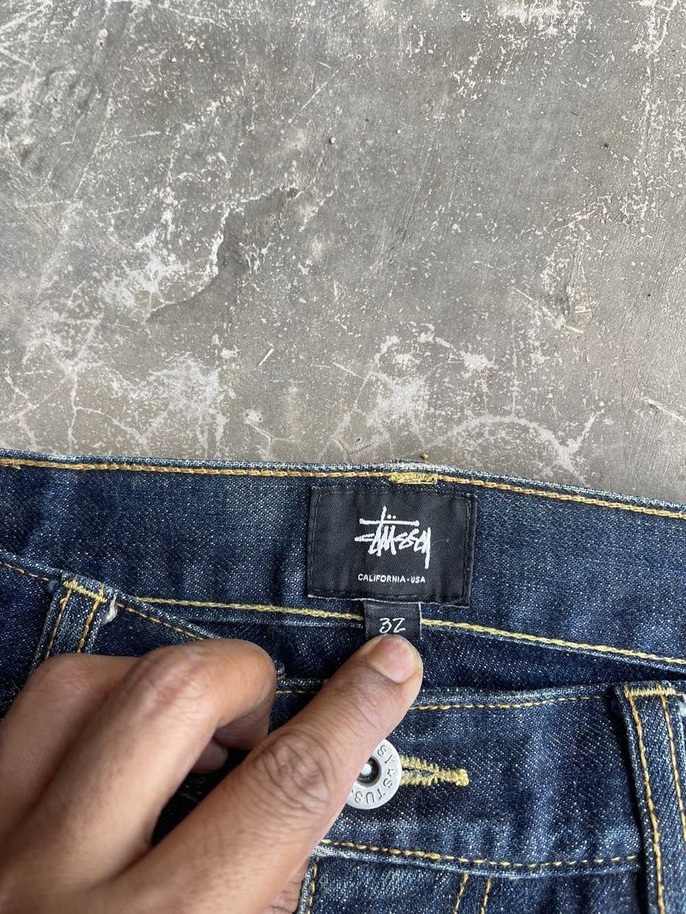 Distressed Denim × Streetwear × Stussy Rugged Des… - image 8